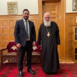 Συνάντηση Αρχιεπισκόπου Ιερωνύμου – Διαμαντή Γκολιδάκη