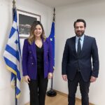 Ο Τάσος Μπαρτζώκας με την Υφυπουργό Τουρισμού- Οι προτάσεις του για τον τουρισμό στην Ημαθία, δεκτές με ενθουσιασμό!