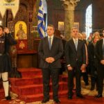 Ο Περιφερειάρχης Κεντρικής Μακεδονίας Απόστολος Τζιτζικώστας στην παρέλαση της 25ης Μαρτίου