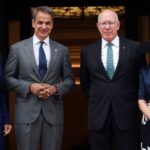 Συνάντηση του πρωθυπουργού Κυριάκου Μητσοτάκη με τον Γενικό Κυβερνήτη της Αυστραλίας David Hurley