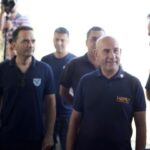 Επίσκεψη του Πρωθυπουργού Κυριάκου Μητσοτάκη στις δυνάμεις αεροπυρόσβεσης στην Αεροπορική Βάση Ελευσίνας