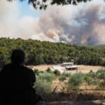 Σπύρος Θεοδ. Κουτσοχρήστος: Ο π. Ευάγγελος Παπανικολάου στο μέτωπο της πυρκαγιάς…