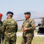 Επίσκεψη Αρχηγού ΓΕΕΘΑ στο 2ο Συγκρότημα Αεροπορίας Στρατού στην Πάχη Μεγάρων