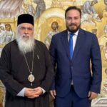 Συνάντηση του βουλευτή Α’ Θεσσαλονίκης Διαμαντή Γκολιδάκη με τον Σεβασμιώτατο Μητροπολίτη Νεαπόλεως και Σταυρουπόλεως κ. Βαρνάβα