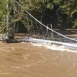 Σημείο αναφοράς για όλη την Ελλάδα η γέφυρα της Αγίας Παρασκευής στον Πηνειό που δεν άντεξε τους τεράστιους όγκους υδάτω