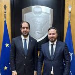 Συνάντηση του βουλευτή της ΝΔ Διαμαντή Γκολιδάκη με τον Υφυπουργό Εθνικής Άμυνας Γιάννη Κεφαλογιάννη