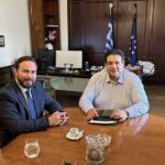 Συνάντηση Διαμαντή Γκολιδάκη με τον Αναπληρωτή Υπουργό Εσωτερικών Θοδωρή Λιβάνιο