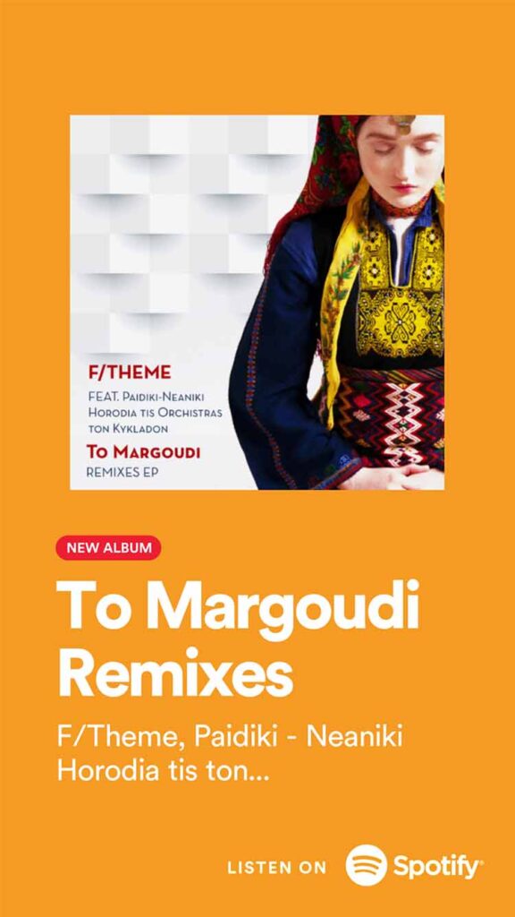 to margoudi remixes spotify promo card