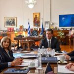 Σύσκεψη εργασίας του ΥΜΑΘ Κωνσταντίνου Π. Γκιουλέκα με τους Περιφερειάρχες Κεντρικής Μακεδονίας, Δυτικής Μακεδονίας, Ανατολικής Μακεδονίας και Θράκης