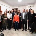 Κοπή βασιλόπιτας στο πολιτικό γραφείο του Τάσου Μπαρτζώκα με τους συνεργάτες του, παρουσία του Σεβασμιότατου Μητροπολίτη κ.κ. Παντελεήμονα