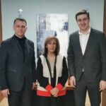 Εθιμοτυπική συνάντηση της Περιφερειάρχη Κεντρικής Μακεδονίας με τον Μιχάλη Μπεκίρη