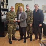 Εθιμοτυπική επίσκεψη του προέδρου και μελών του Δ.Σ. της Ένωσης Στρατιωτικών Περιφερειακής Ενότητας Πιερίας στον Δήμαρχο Δίου-Ολύμπου Βαγγέλη Γερολιόλιο