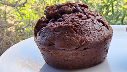 Σοκολατένια muffins χωρίς βούτυρο 1