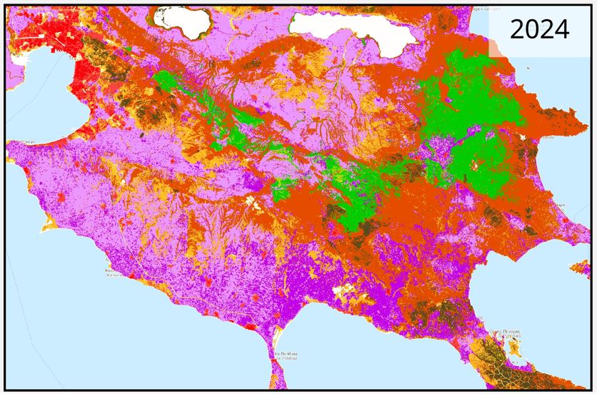 Sat4Forest Chalkidiki FuelTypes 2024