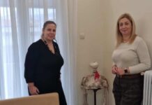 Επίσκεψη της εικαστικού Έλενας Στεργίου στον «Έρασμο»