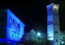 Η Νάουσα “βάφεται” Μπλε: Συμβολική Φωταγώγηση Δημαρχείου για την Παγκόσμια Ημέρα Διαβήτη
