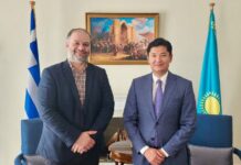 Νάουσα: Συνάντηση του Πρέσβη του Καζακστάν στην Ελλάδα με τον Δήμαρχο της Νάουσας