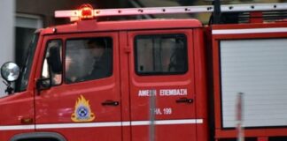 Θεσσαλονίκη: Φωτιά σε παραποτάμια βλάστηση του Αξιού, στην περιοχή Ελεούσα του Δήμου Χαλκηδόνος
