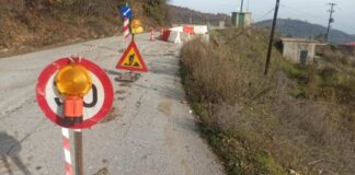 Αποκατάσταση κατολίσθησης στον δρόμο Νάουσας – Αρκουδοχωρίου από συνεργείο του Δήμου Νάουσας