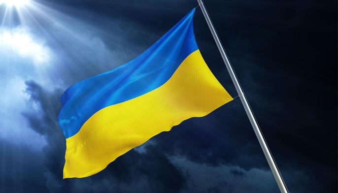 Ουκρανία σημαία 2