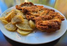 Σνίτσελ με πατάτες τηγανητές – Γεύση που ξετρελαίνει …