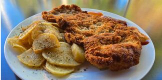 Σνίτσελ με πατάτες τηγανητές – Γεύση που ξετρελαίνει …