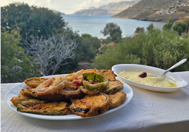 Τηγανιτά λαχανικά με κουρκούτι μπύρας 2