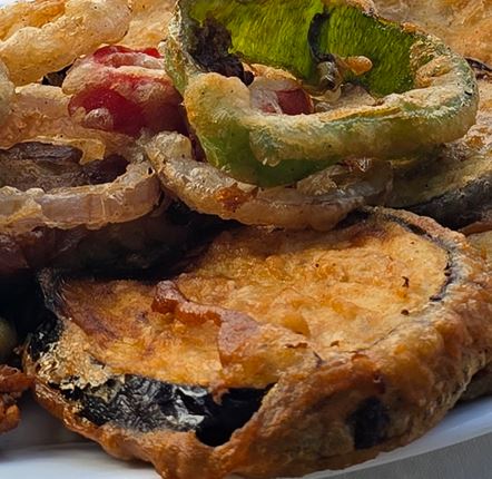 Τηγανιτά λαχανικά με κουρκούτι μπύρας 3