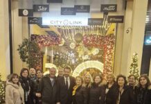 Ο Τάσος Μπαρτζώκας με τον Πρόεδρο της ΔΕΕΠ Ημαθίας, τους Προέδρους ΔΗΜΤΟ και Λύκειο Ελληνίδων Βέροιας