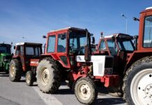 μπλόκο τρακτερ φωτο ΑΠΕ Α. ΧΗΡΑΣ