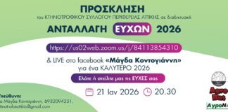 Ανταλλαγή ευχών για το 2026