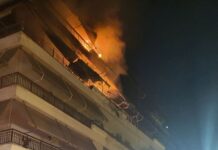 Αλεξάνδρεια: Μεγάλη πυρκαγιά κατέκαυσε δύο διαμερίσματα και ένα αυτοκίνητο – Βίντεο – φωτό