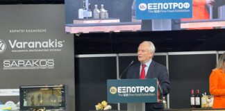 Ο Γιάννης Ανδριανός στα εγκαίνια της 12ης ΕΞΠΟΤΡΟΦ εκπροσωπώντας τον Πρωθυπουργό