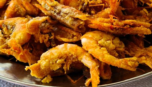 Γαρίδες τηγανητές πανέ 1