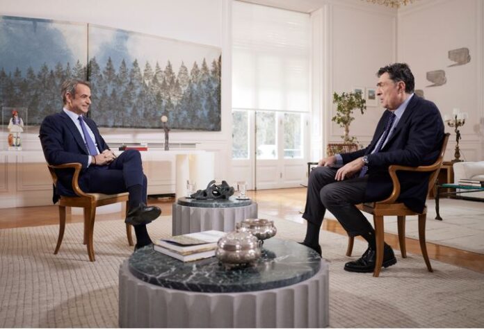 Κ. Μητσοτάκης - Α. Παπαχελάς - φωτο ΑΠΕ-ΓΤΠ - Δ. ΠΑΠΑΜΗΤΣΟΣ