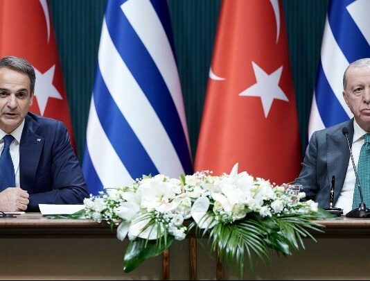 Κ. Μητσοτάκης και Τ. Ρ. Ερντογάν φωτο ΑΠΕ Δ. ΠΑΠΑΜΗΤΣΟΣ