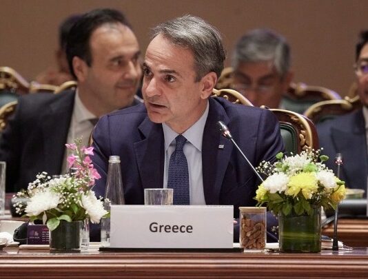 Κυρ. Μητσοτάκης από Ινδία: Η Τεχνητή Νοημοσύνη να υπηρετεί τους ανθρώπους μέσα από αξιόπιστες συνεργασίες Κ. Μητσοτάκης φωτο ΑΠΕ ΓΤΠ Δ. ΠΑΠΑΜΗΤΣΟΣ 2