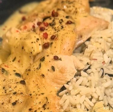 Κοτόπουλο με μουστάρδα και κρέμα γάλακτος 3