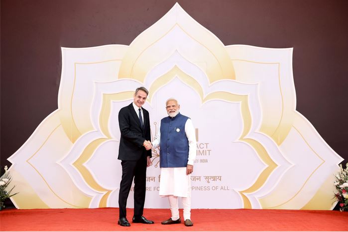 Κυριάκος Μητσοτάκης και Μόντι φωτο ΑΠΕ ΓΤΠ Δ. ΠΑΠΑΜΗΤΣΟΣ