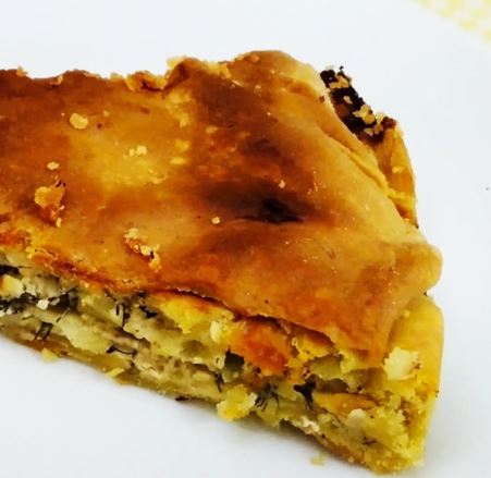 Πρασοτυρόπιτα βουνίσια 3