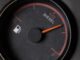 close up fuel level gauge vehicle