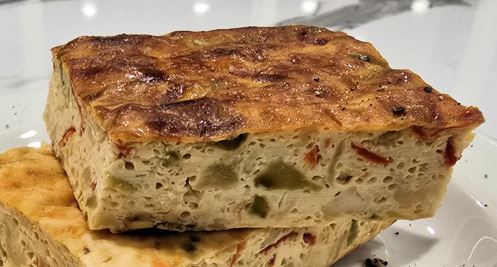 Πίτα με πιπεριές χωρίς φύλλο 1