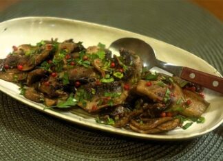 Τηγανητά μανιτάρια με κρασί – Νοστιμιά στα κόκκινα…