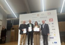 Ο Γιάννης Ανδριανός στην τελετή απονομής του 26ου διαγωνισμού «Thessaloniki Wine & Spirits Trophy»