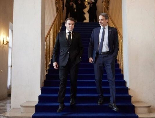 Μητσοτάκης Μακρόν ΑΠΕ ΜΠΕ