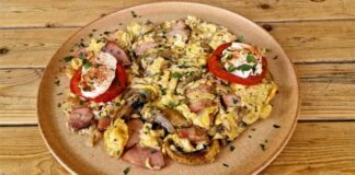 Ομελέτα με μανιτάρια, αλλαντικά και πιπεριά – Νοστιμιά και ευκολία