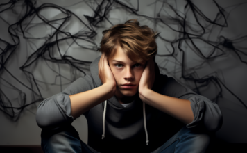 close up person suffering from anxiety