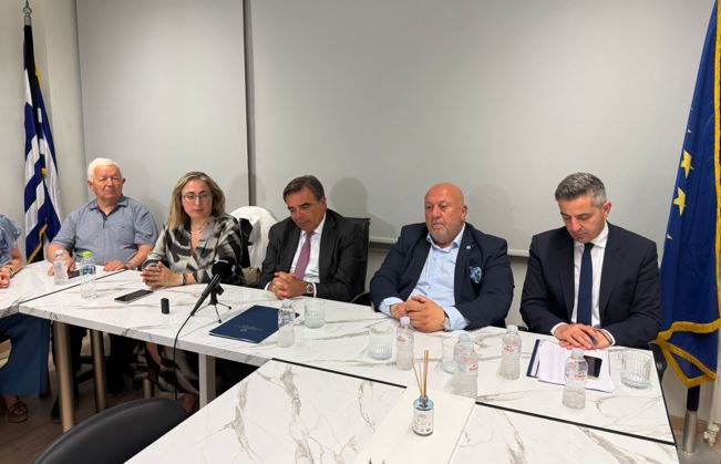 Μαργαρίτης Σχοινάς επίσκεψη στην Ημαθία φωτο Υπ. Αγοτ. Αναπτυξης STR 2