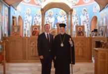 Συναντήσεις του Αρχιεπισκόπου Θυατείρων με τον Αντιπρόεδρο του Ευρωπαϊκού Κοινοβουλίου και τον Βρεταννό Πρέσβη