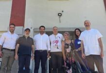 Τάσος Μπαρτζωκας Επίσκεψη στο Νοσοκομείο Νάουσας